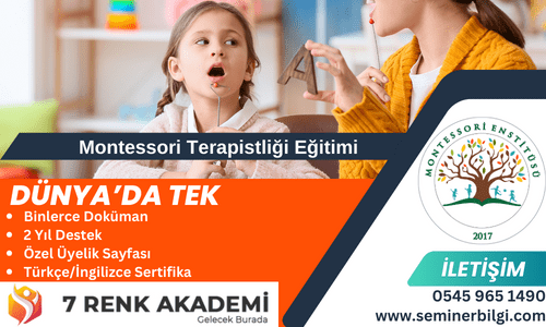 Montessori Terapisti Eğitimi 2024